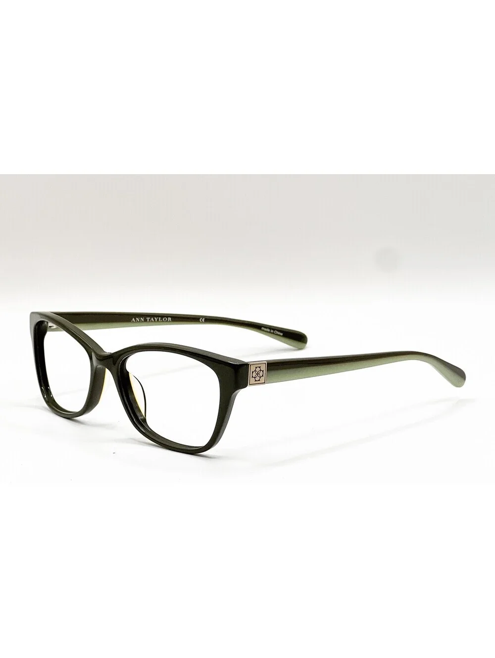 Ann Taylor AT305 C02 Olive Green Full Rim Authentic Eyeglass Frames 53-17-135